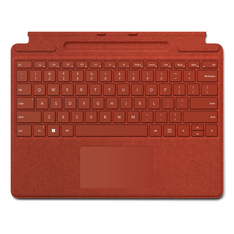 Surface Pro Signature Keyboard Poppy Red No Pen