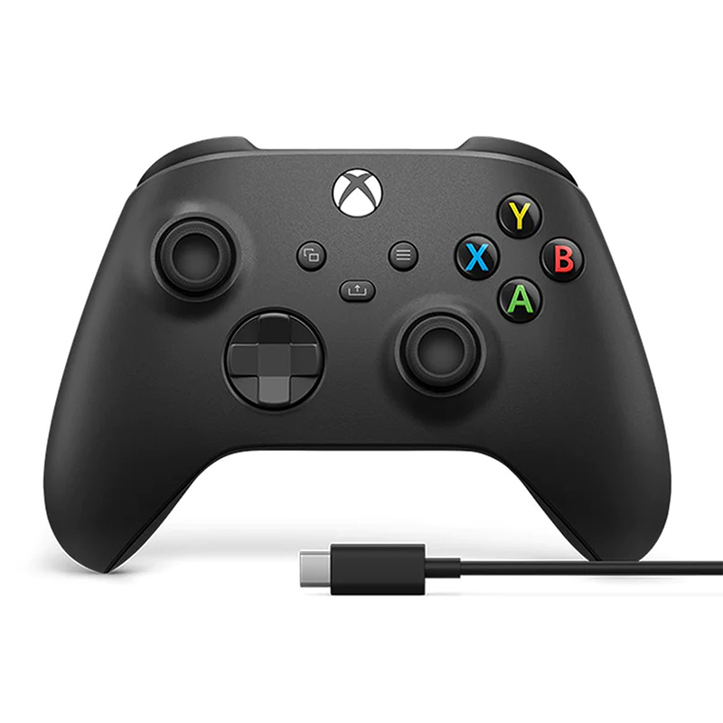 Microsoft Xbox Wireless Controller + USB-C® Cable (Black)