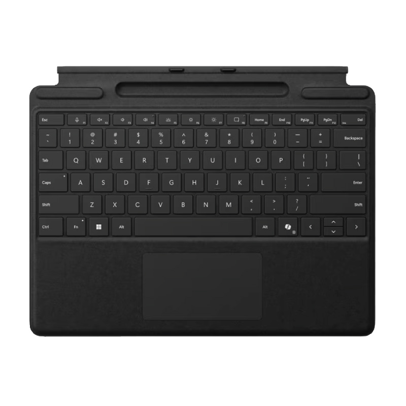 Surface Pro Keyboard with pen storage Black