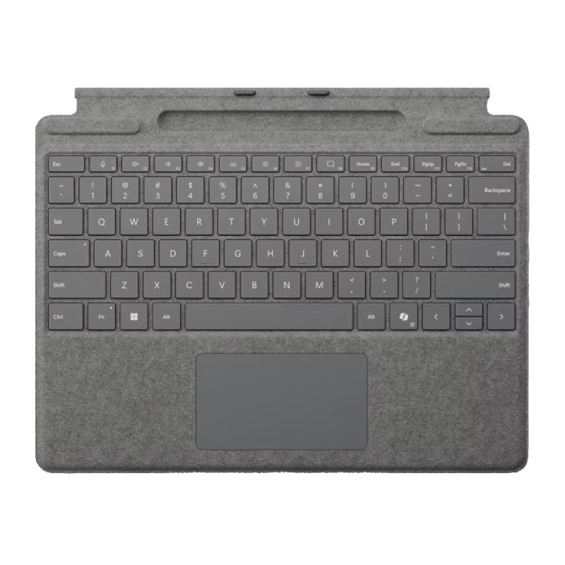 Surface Pro Keyboard with pen storage Platinum