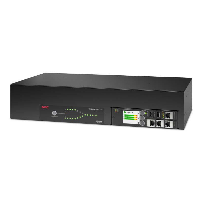 Rack ATS 230V 32A IEC 309 in (16) C13 (2) C19 out